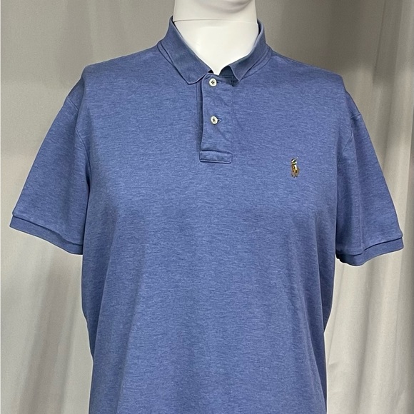 Polo Ralph Lauren Other - Large Polo Ralph Lauren Pima Cotton Blue Collar Shirt Excellent Condition
